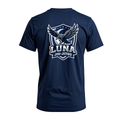 camiseta luna basica azul escuro costas