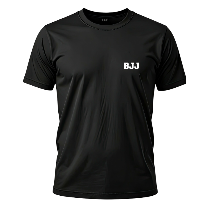 camiseta luna basica preta frente mockup